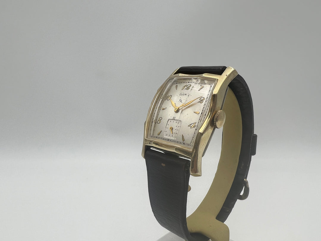 u269 Elgin 10k Gold FilledManual Wind Small Seconds Caliber 554 Watch