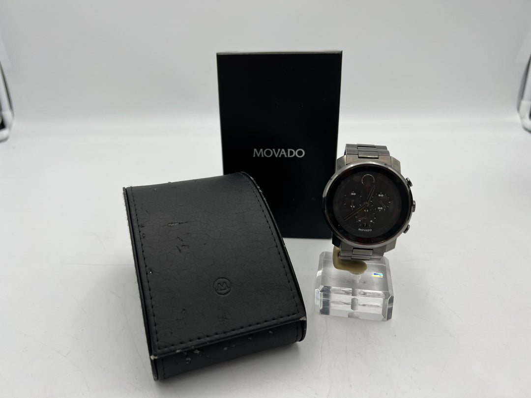 u281 Movado Bold Stainless Steel Wrist Watch