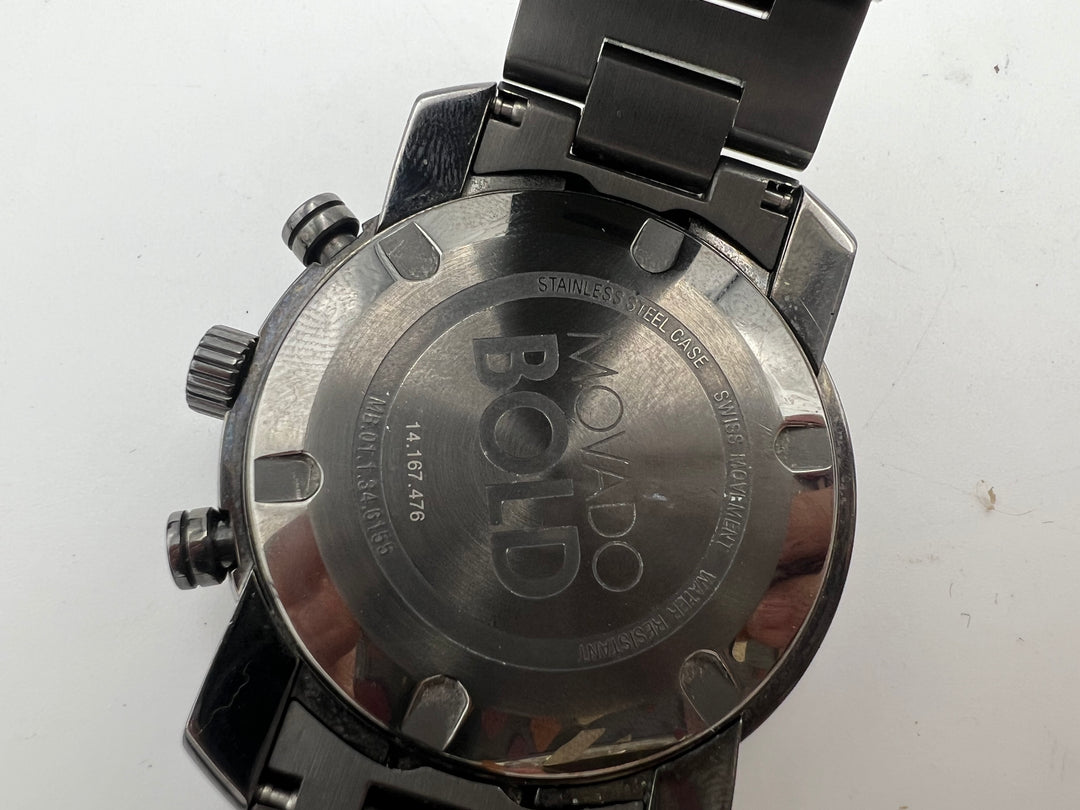 u281 Movado Bold Stainless Steel Wrist Watch