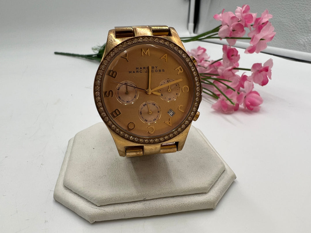 t627 Marc Jacobs Ladies Rose Gold Wrist Watch