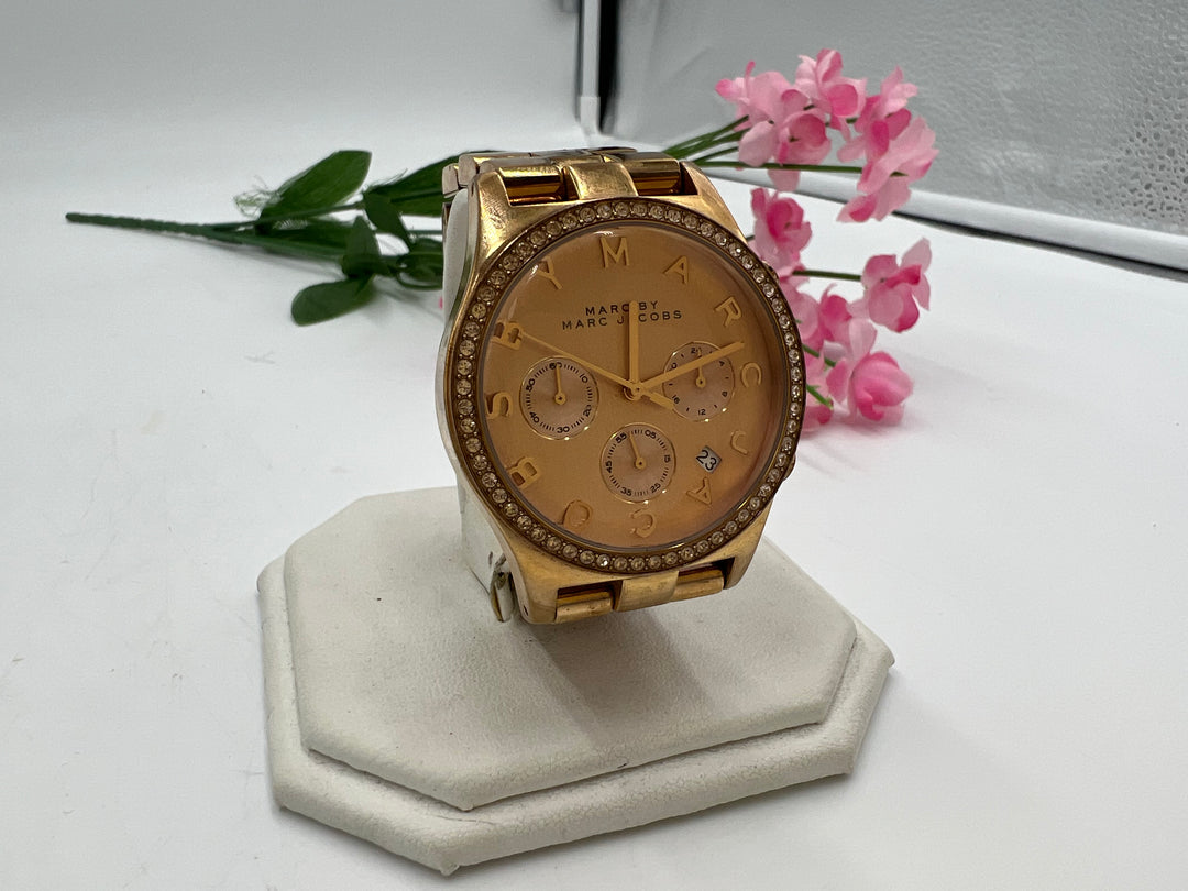 t627 Marc Jacobs Ladies Rose Gold Wrist Watch