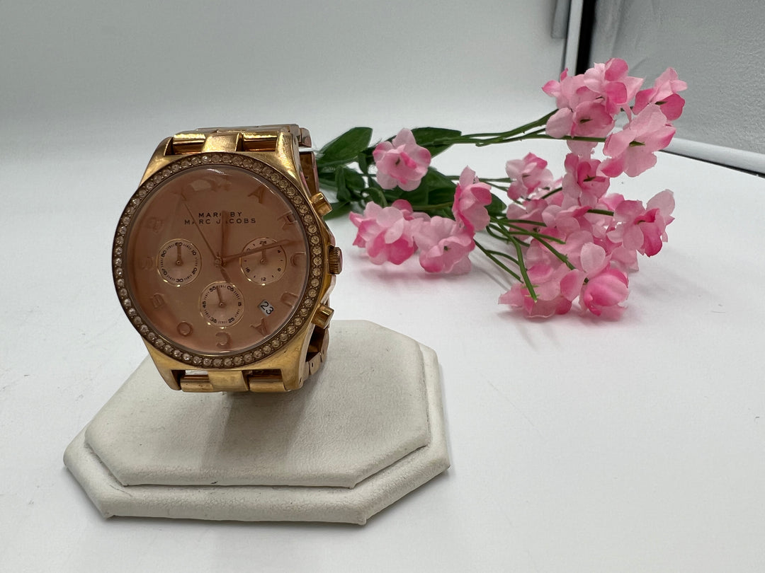 t627 Marc Jacobs Ladies Rose Gold Wrist Watch