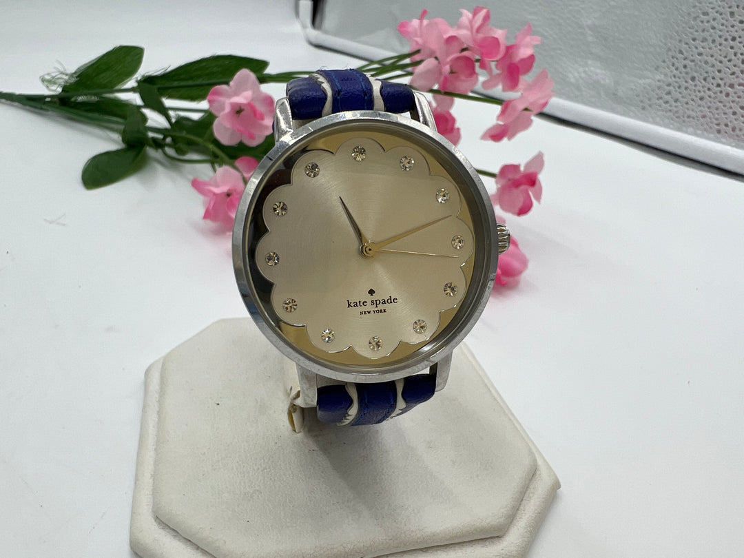 t628 Kate Spade Ladies Royal Blue Wrist Watch