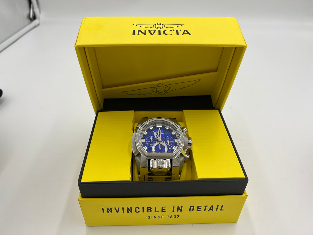 t666 Invicta Men's Bold Chronograph Quartz Blue Dial Watch