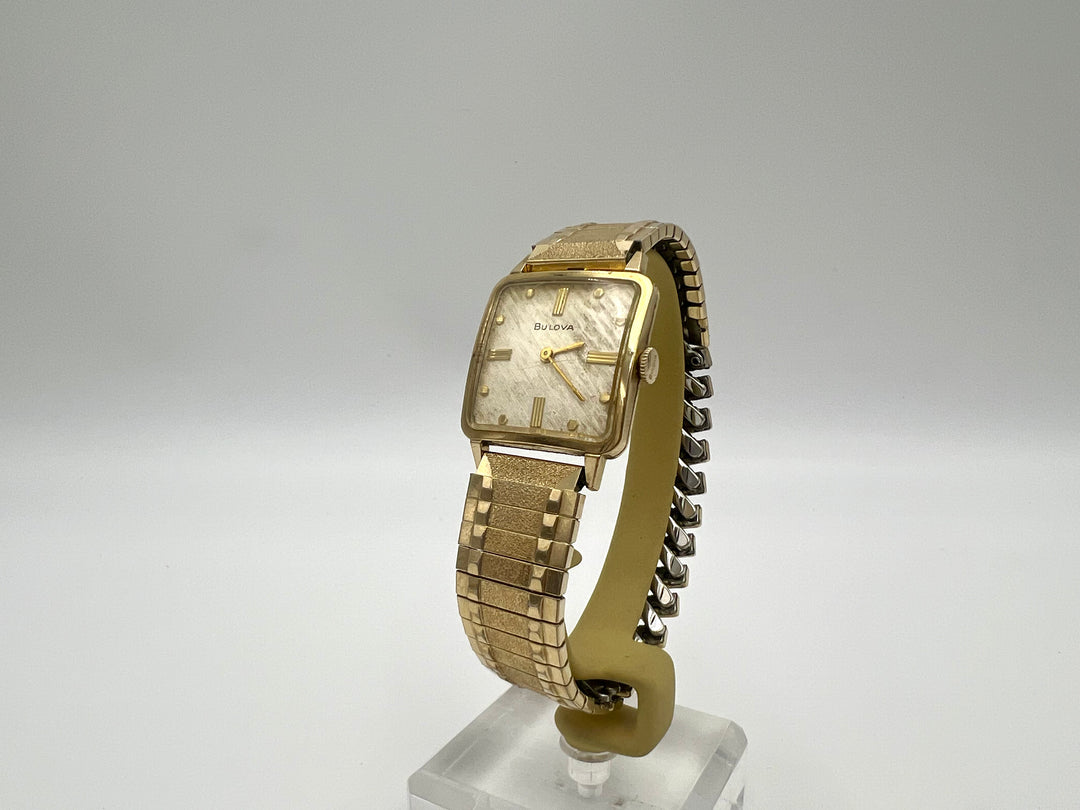 u272 Bulova 10kt Rolled Gold Plated Manual Wind Watch