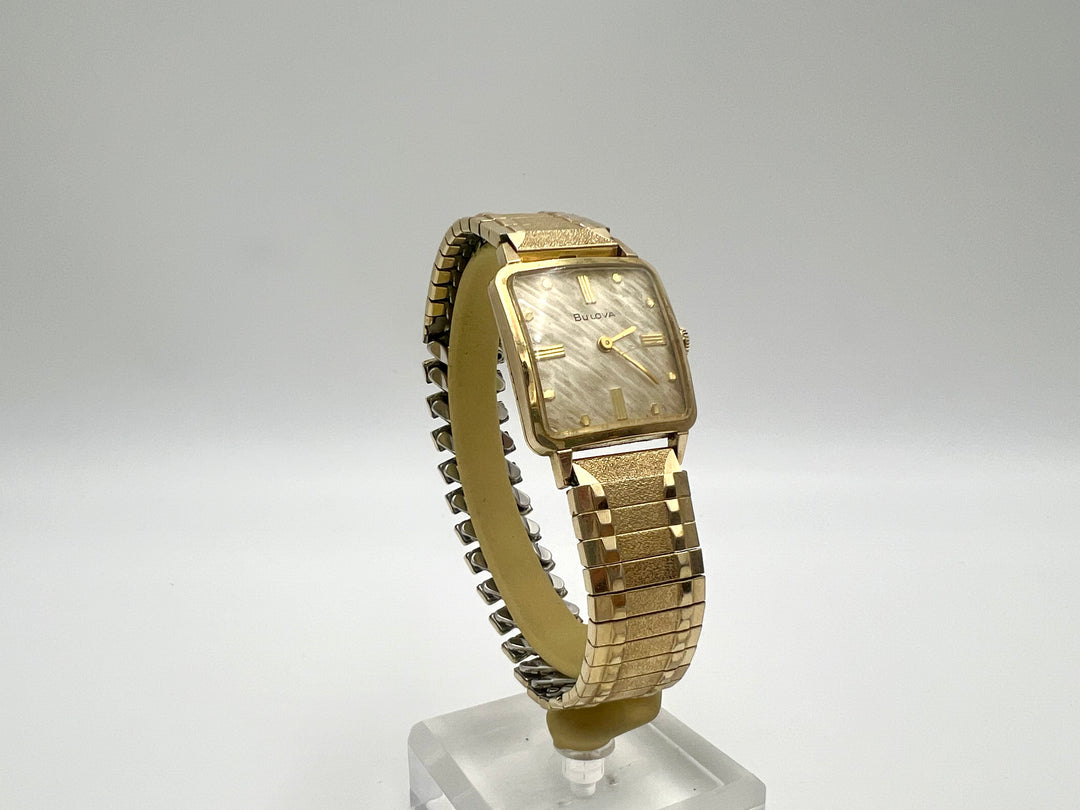 u272 Bulova 10kt Rolled Gold Plated Manual Wind Watch