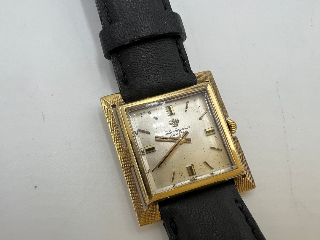 t740 Unique Jules Jurgensen 14kt Gold Men's Watch