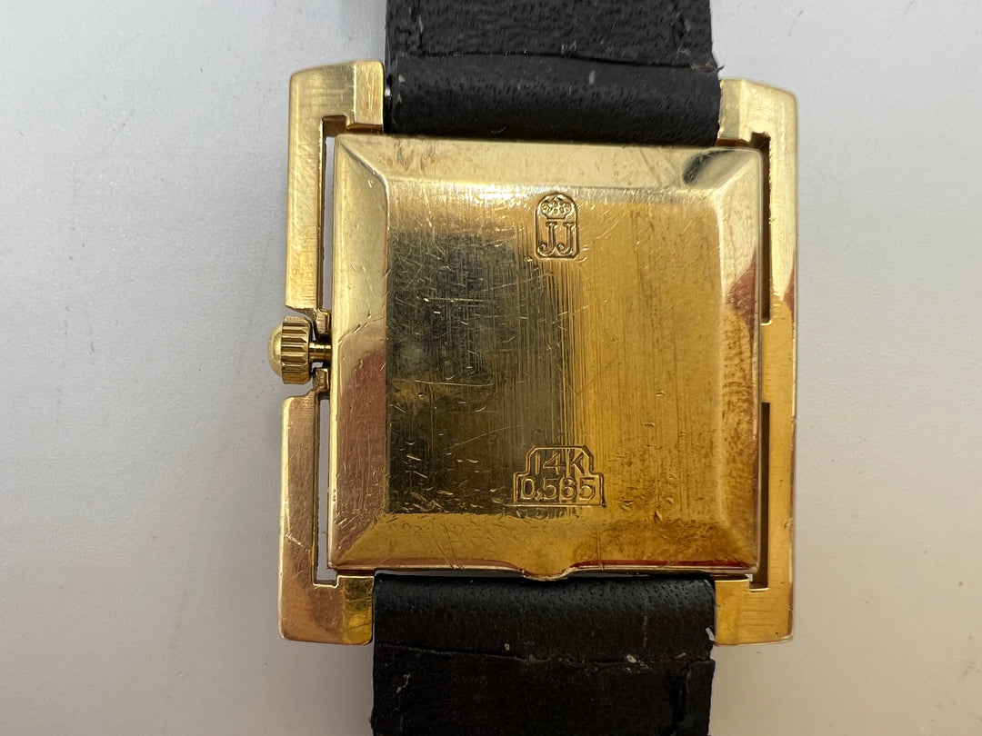 t740 Unique Jules Jurgensen 14kt Gold Men's Watch