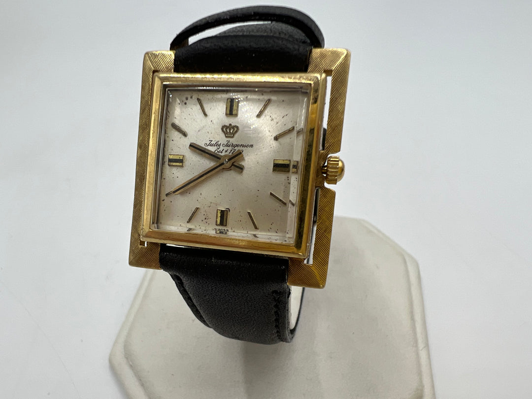 t740 Unique Jules Jurgensen 14kt Gold Men's Watch