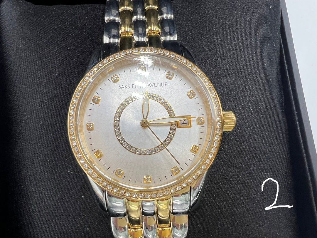 t806 Elegant Saks Fifth Avenue Wrist Watches