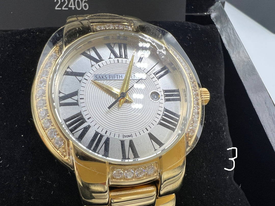 t806 Elegant Saks Fifth Avenue Wrist Watches