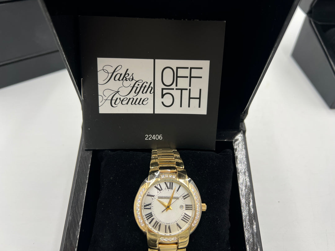 t806 Elegant Saks Fifth Avenue Wrist Watches