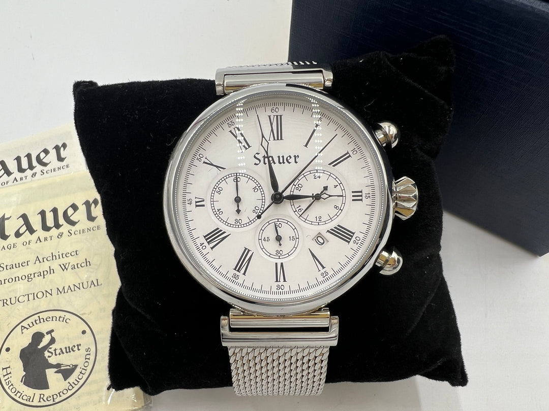 t807 Sophisticated Stauer Architect Chronograph Watch