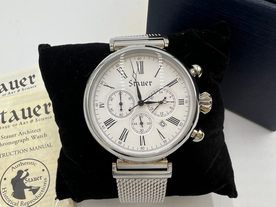 t807 Sophisticated Stauer Architect Chronograph Watch