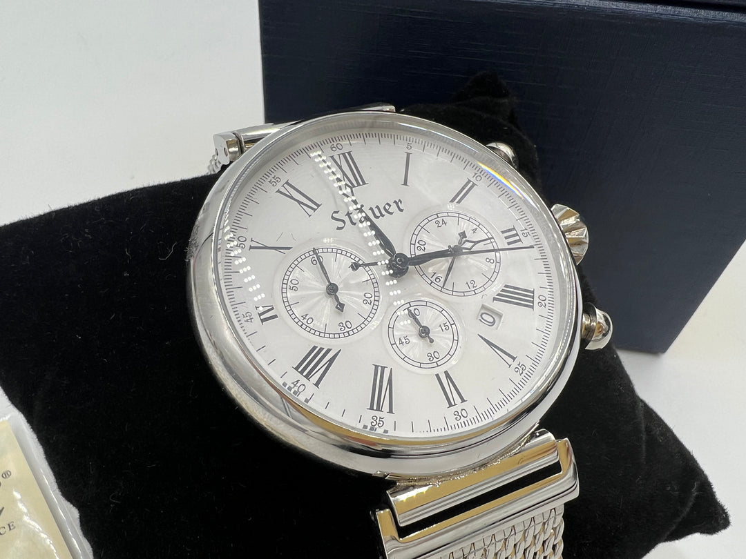 t807 Sophisticated Stauer Architect Chronograph Watch