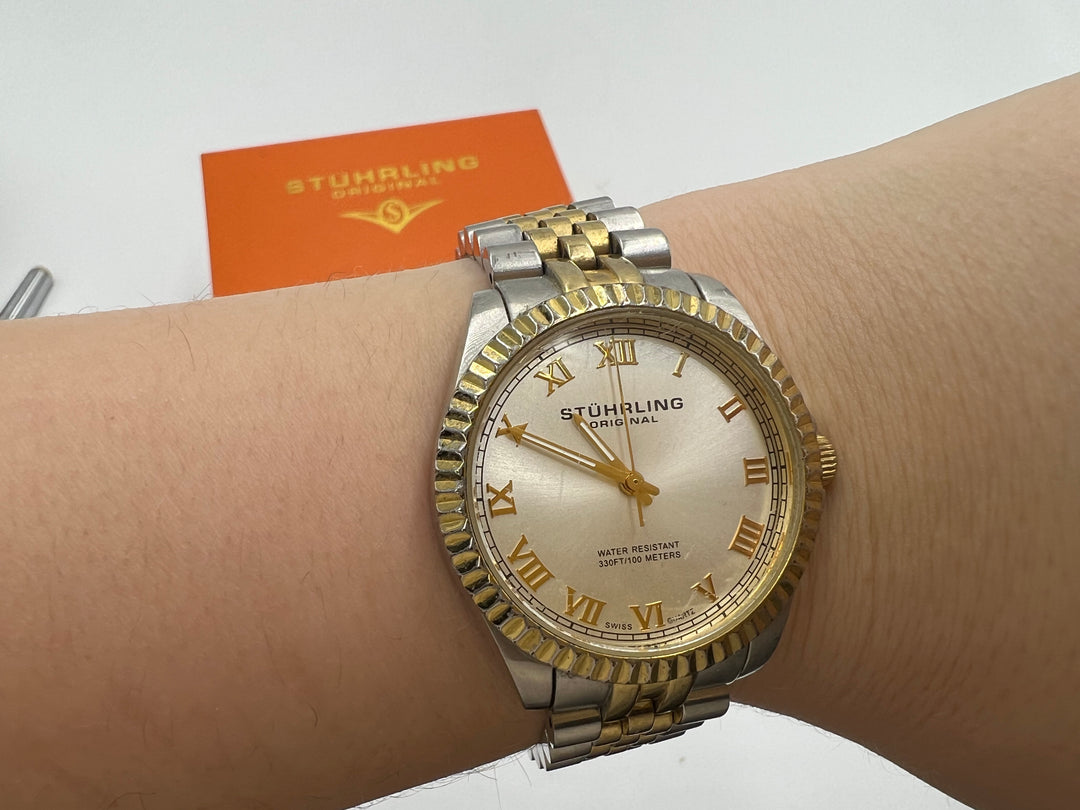 t816 Beautiful Stuhrling Original Symphony Lady Wrist Watch