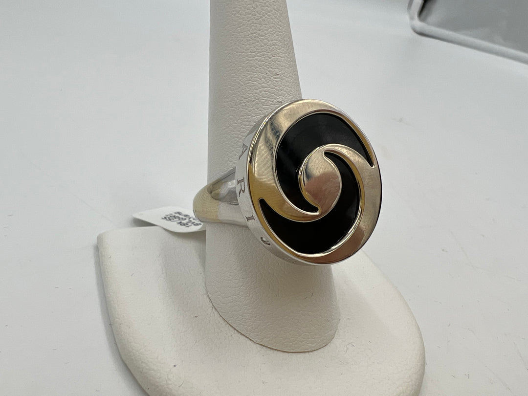 t826 Unique Bulgari Yin Yang Illusion Spinning Ring