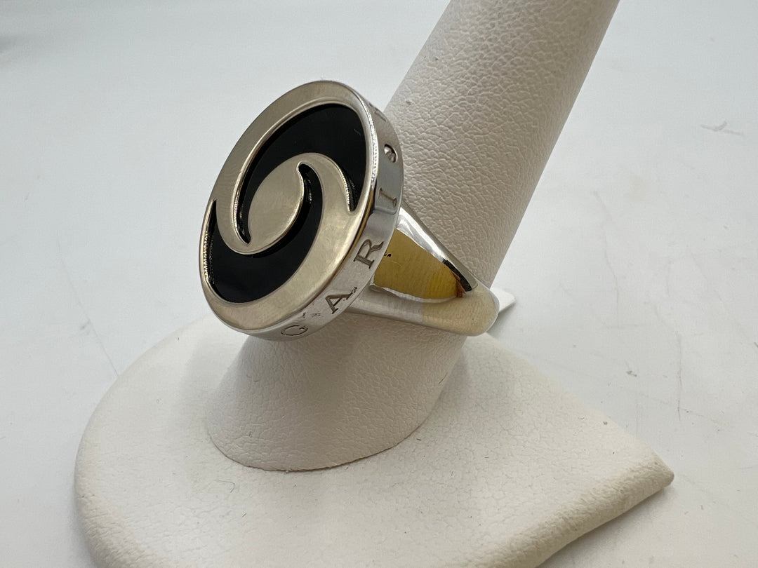 t826 Unique Bulgari Yin Yang Illusion Spinning Ring