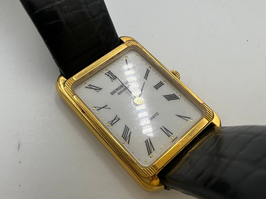 t900 Beautiful Raymond Weil Geneve 18kt Gold Electroplated Wrist Watch