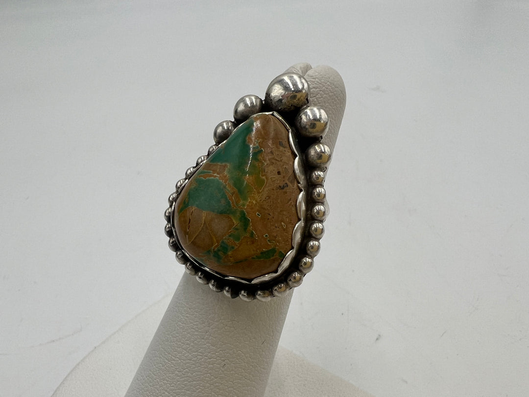 t942 Beautiful 925 Sterling Silver Navajo Ring