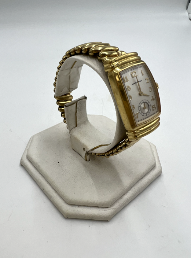 t634 Hamilton 6248 Sapphire Quartz Wrist Watch