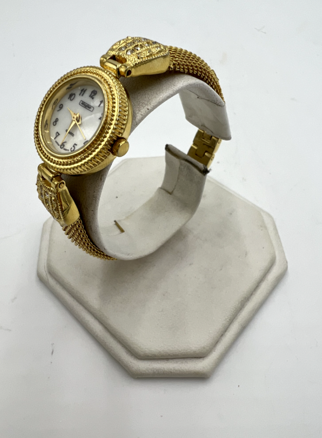 t637 Mayfair Ladies Gold Tone Wrist Watch