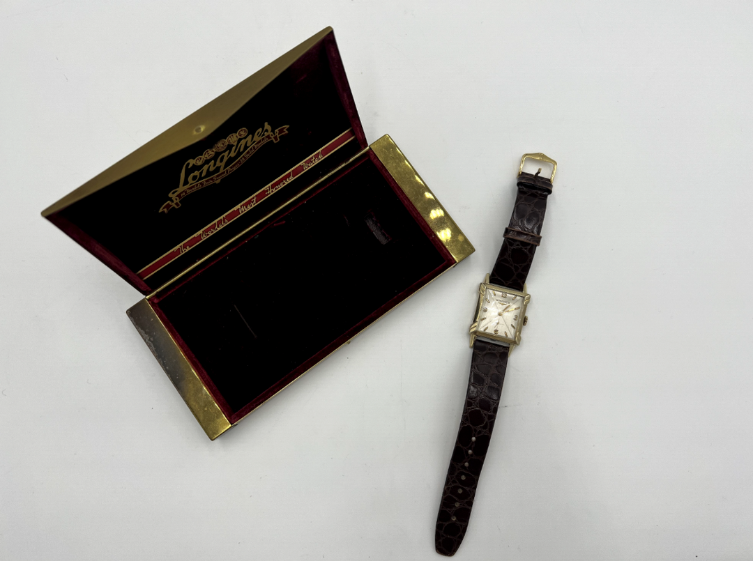 t651 Vintage Gold Filled Longines Unisex Wristwatch