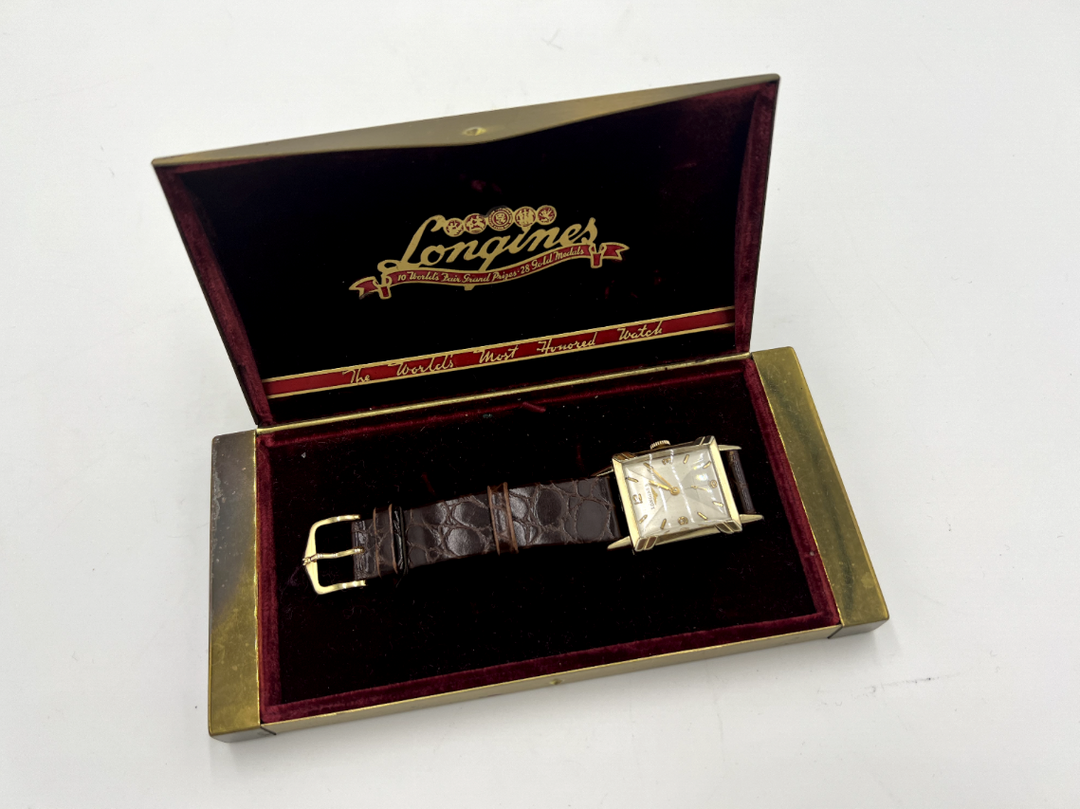 t651 Vintage Gold Filled Longines Unisex Wristwatch