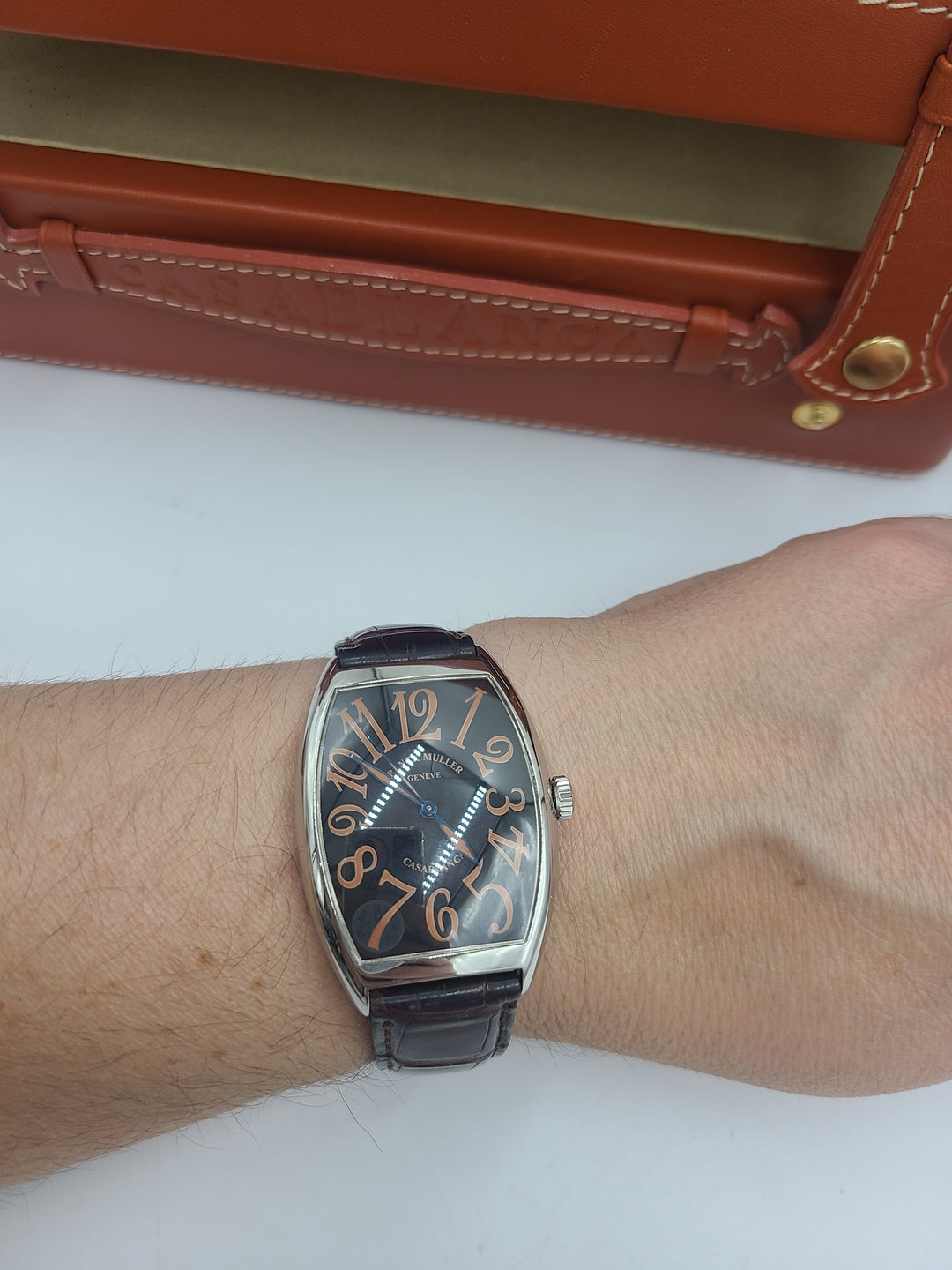 k749 Stylish Men's Franck Muller Casablanca Casa Sahara Mechanical Wristwatch