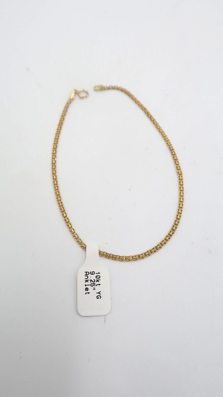 t552 10k Yellow Gold 9.25" Anklet,10k Anklet