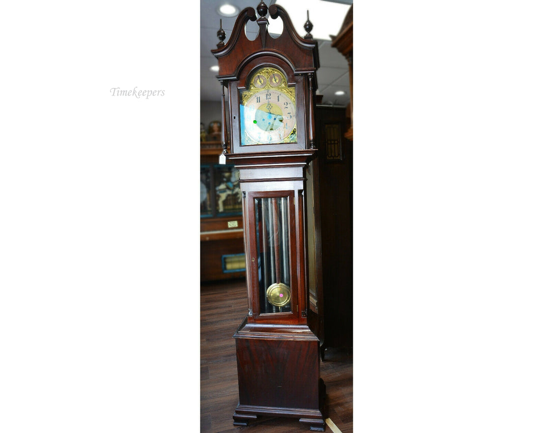 c008 1910 or 1915 American Tall Case Grandfather Clock- Local Pickup Only