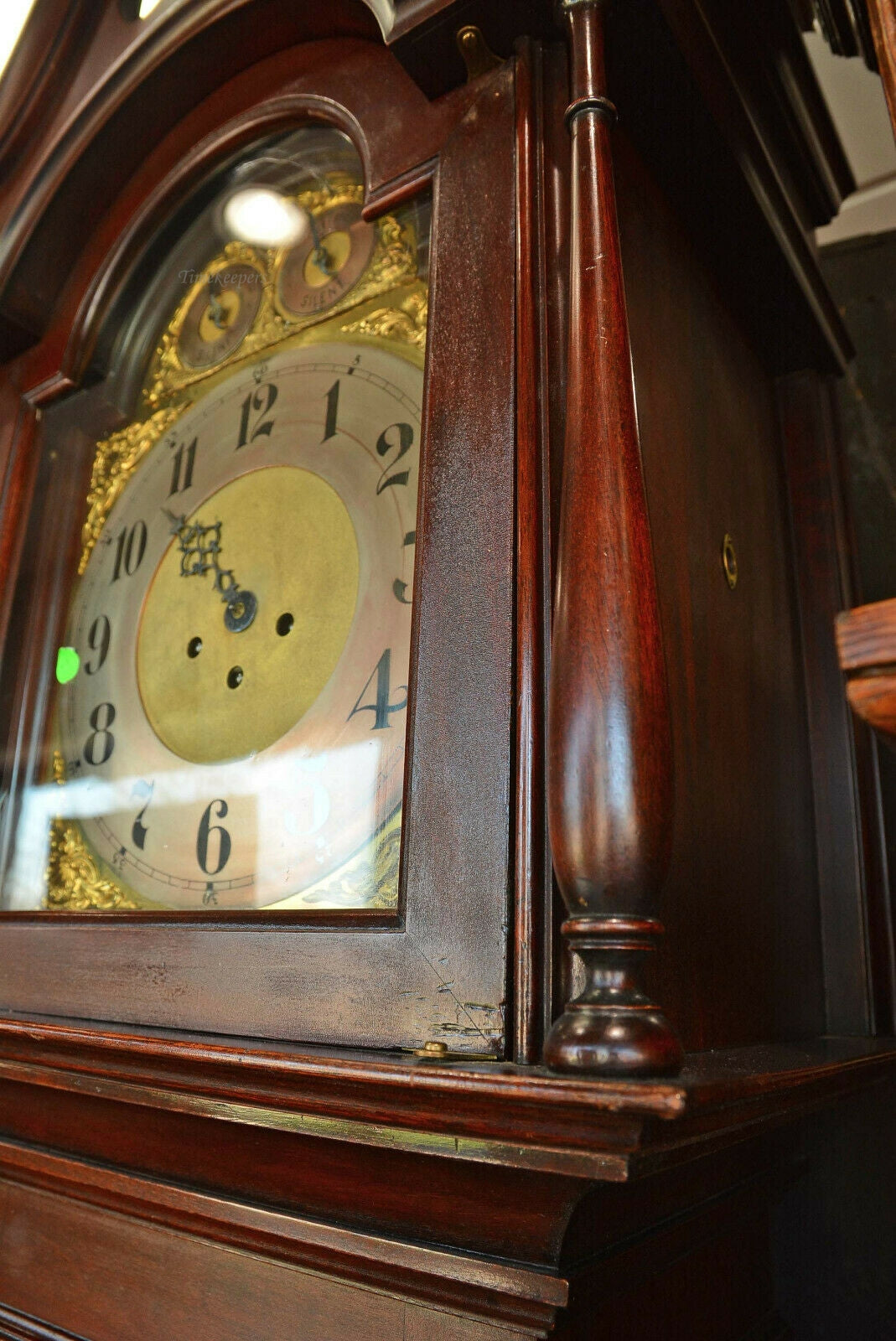 c008 1910 or 1915 American Tall Case Grandfather Clock- Local Pickup Only