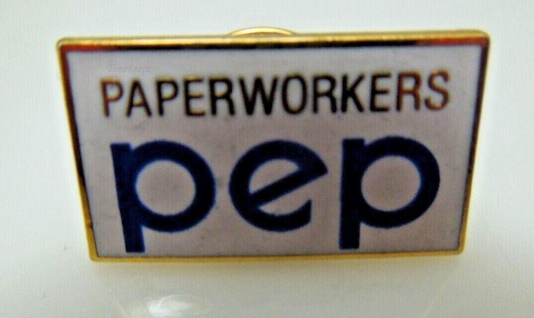 r386 Lot of 4 Paperworks PEP Advertising Badge Lapel tie pin