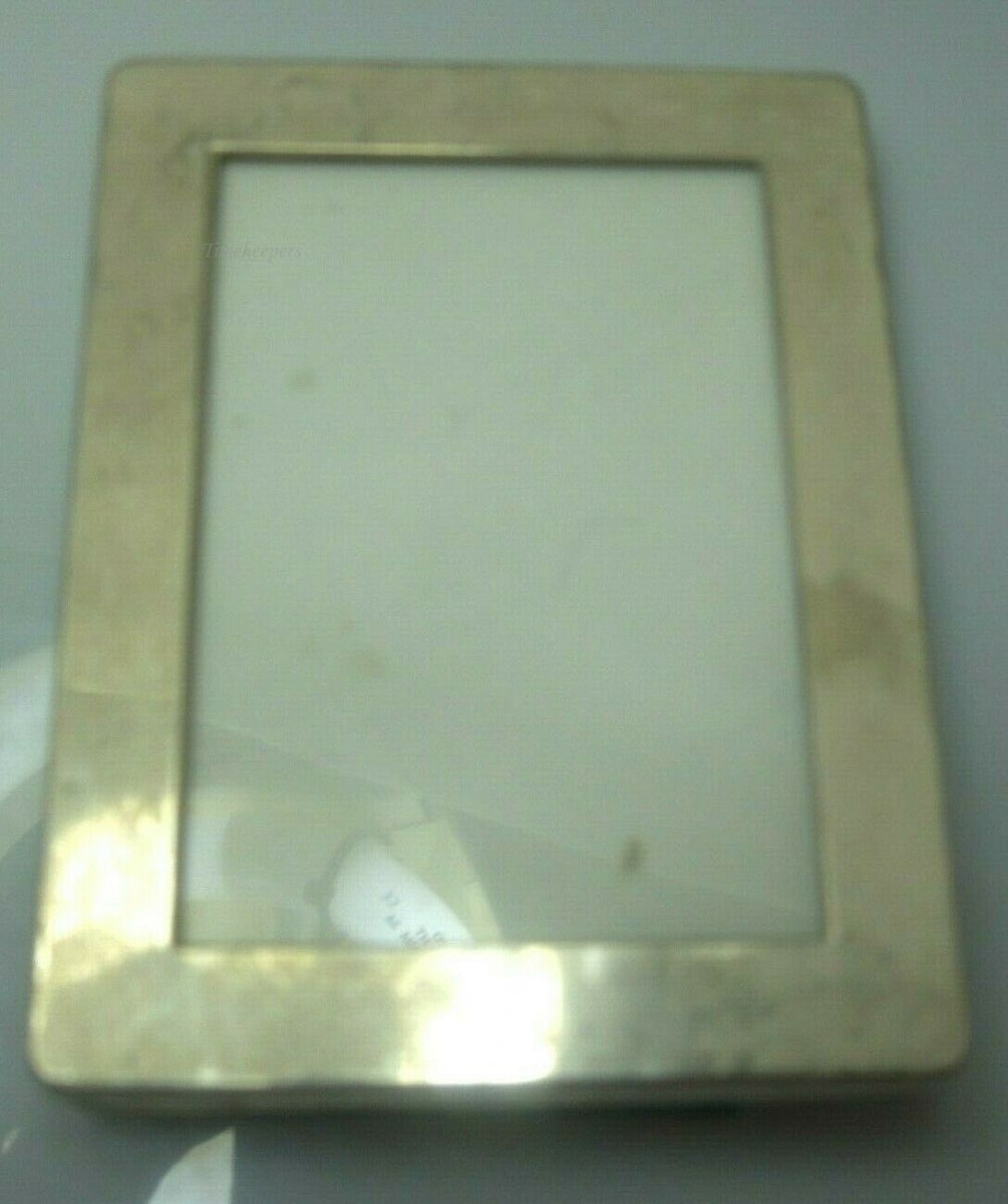 q523 Antique Sterling Silver Tabletop Photo Frame By Lullaby 10.5cmx8cm