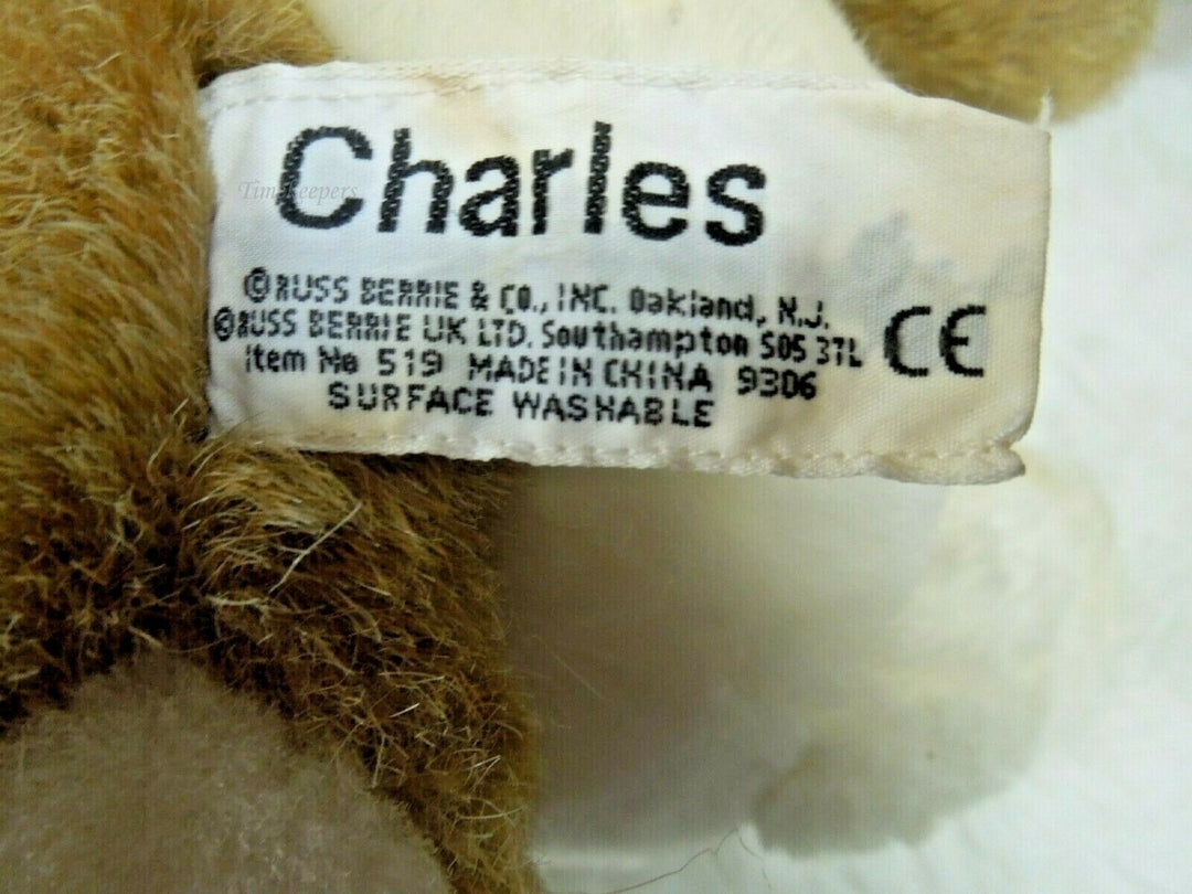 q852 Vintage Prince Charles Spaniel Plush Toy 11" Rare Stuffed Toy