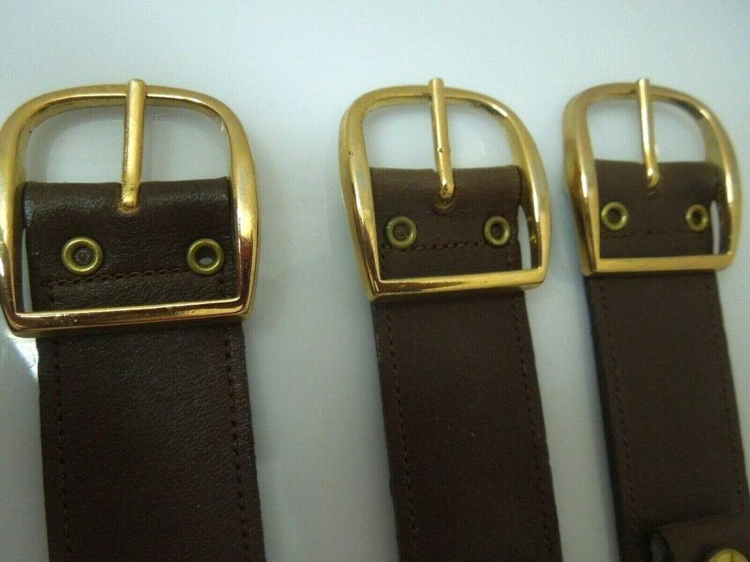 q996 4 Genuine Leather Aviator Military Sports Watch Bands Old New Stock