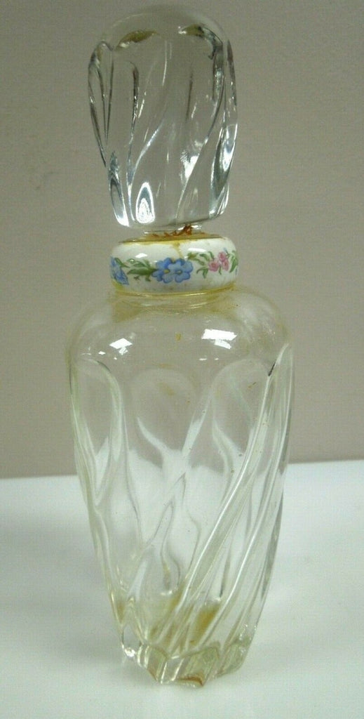 Vintage Elizabeth Arden Blue outlets Grass 40 Oz Bottle Decanter Stopper Etched