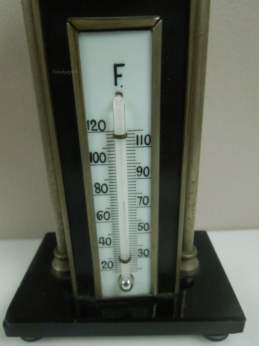 r012 Vintage Thermometer Barometer Made In Germany Tabletop 8" Tall