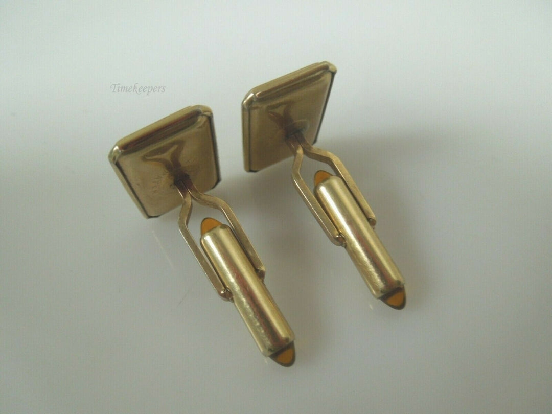 r054 Vintage Krementz Patented Toggle Cuff Links