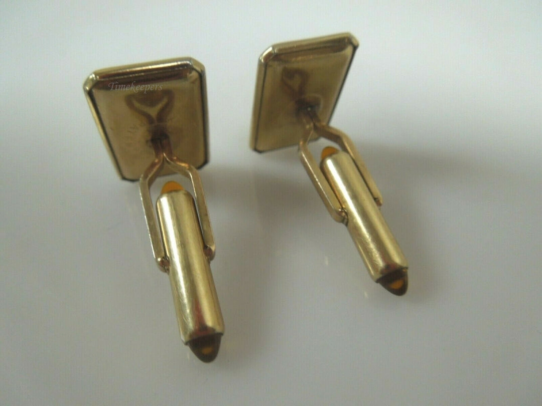 r054 Vintage Krementz Patented Toggle Cuff Links