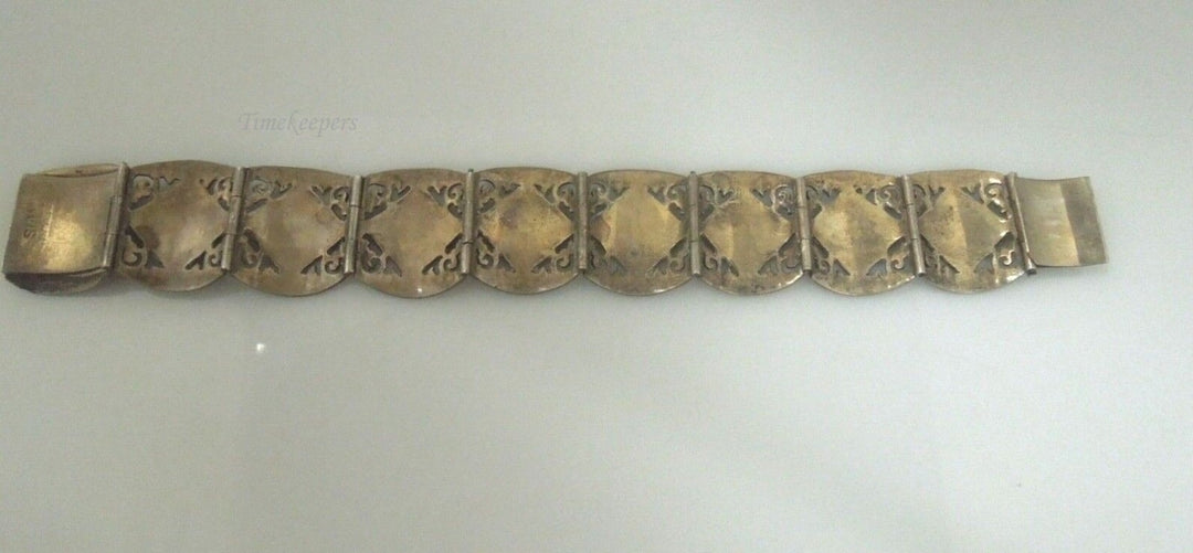 r451 Vintage Siam Thailand Sterling Silver Ladies Bracelet