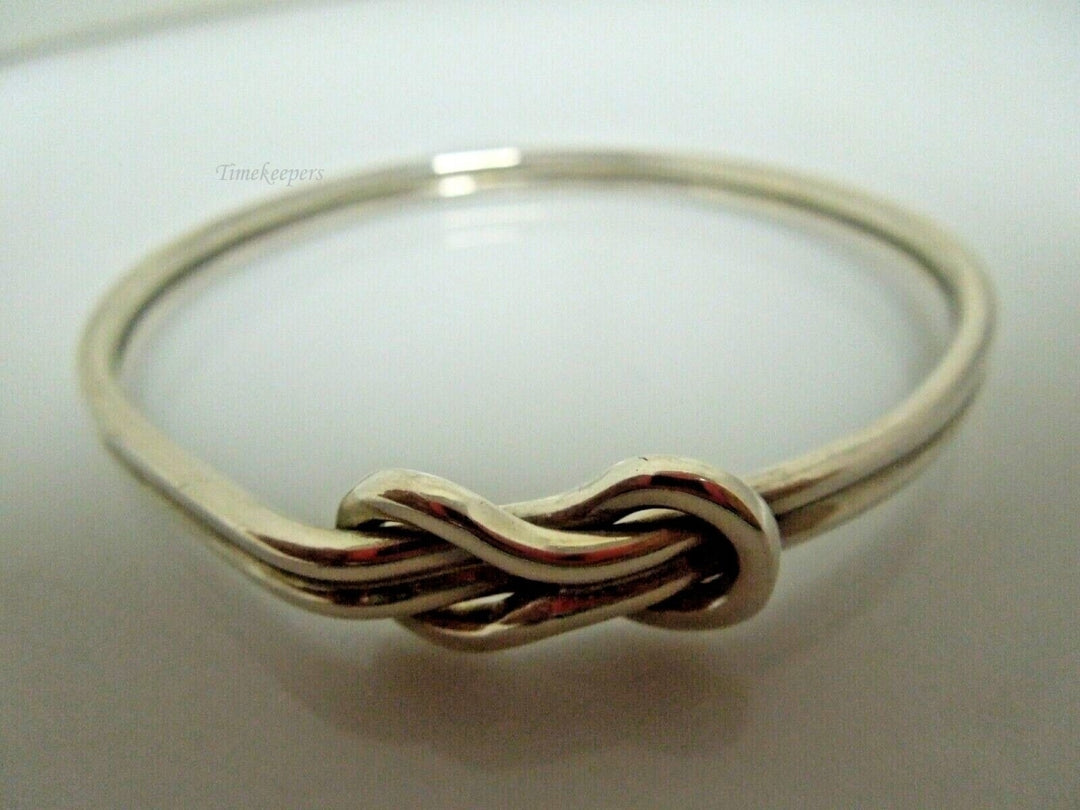 s034 Solid Sterling Silver Infinity Bracelet,Silver Knot Bracelet