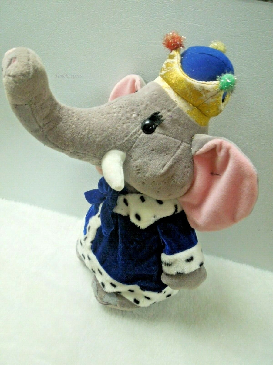 q834 Original Vintage Nanco Royal Elephant 18" Plush 2000