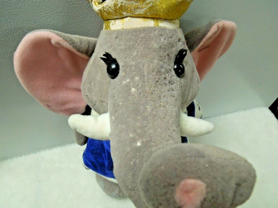 q834 Original Vintage Nanco Royal Elephant 18" Plush 2000