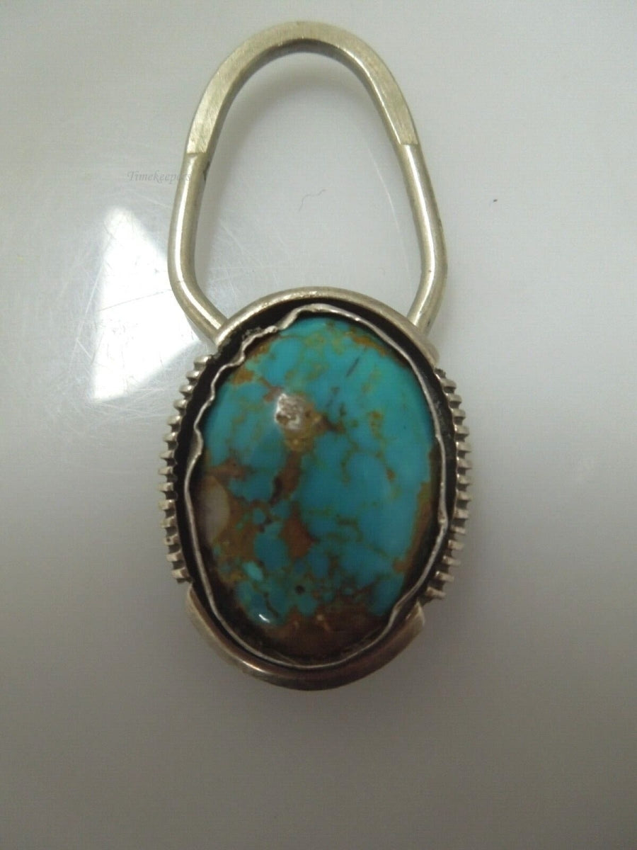 r531 Sterling silver Genuine Turquoise Pendant Locket