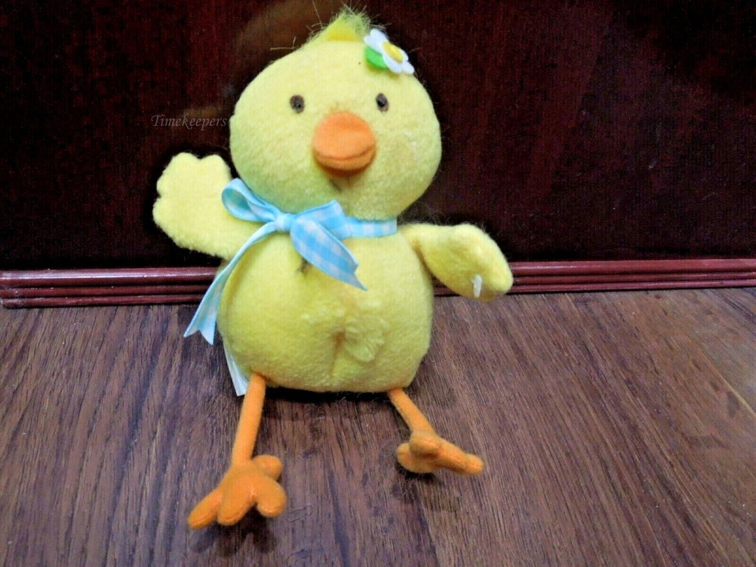 r278 Vintage Plush Duck Chick Chicken Easter Yellow 6"