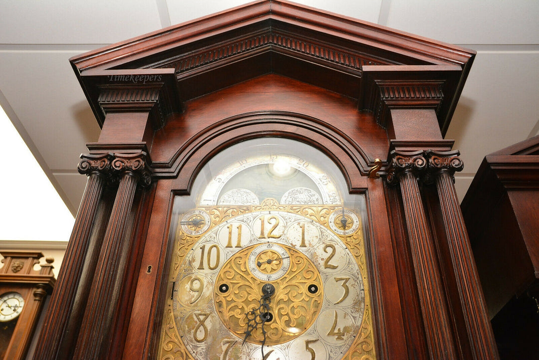 c024 JJ Elliot 1800's Tall Case Grandfather Clock- Local Pickup Only