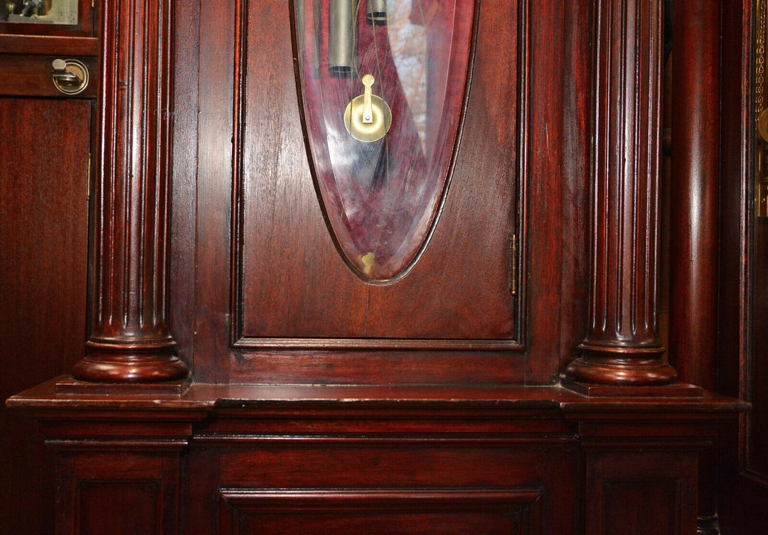 c024 JJ Elliot 1800's Tall Case Grandfather Clock- Local Pickup Only