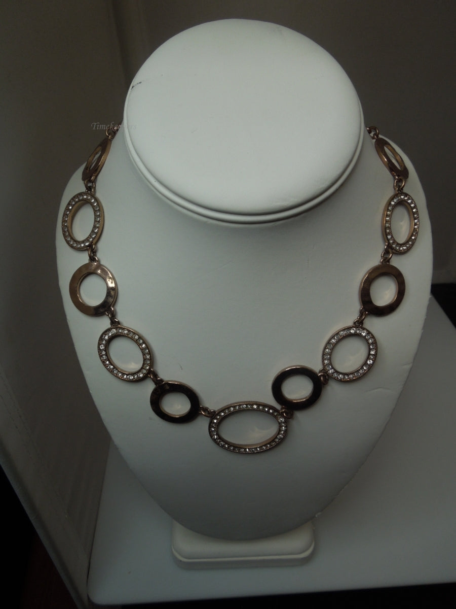 q301 Beautiful Copper Tone Necklace 15"