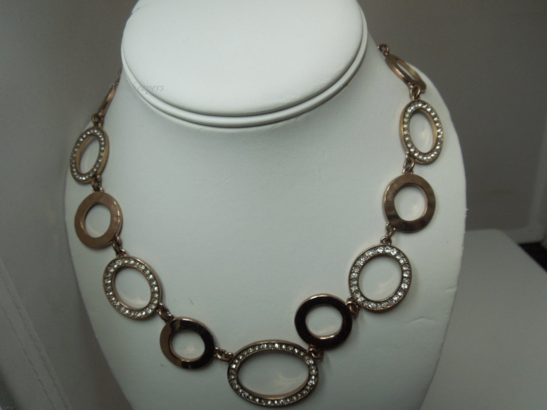 q301 Beautiful Copper Tone Necklace 15"